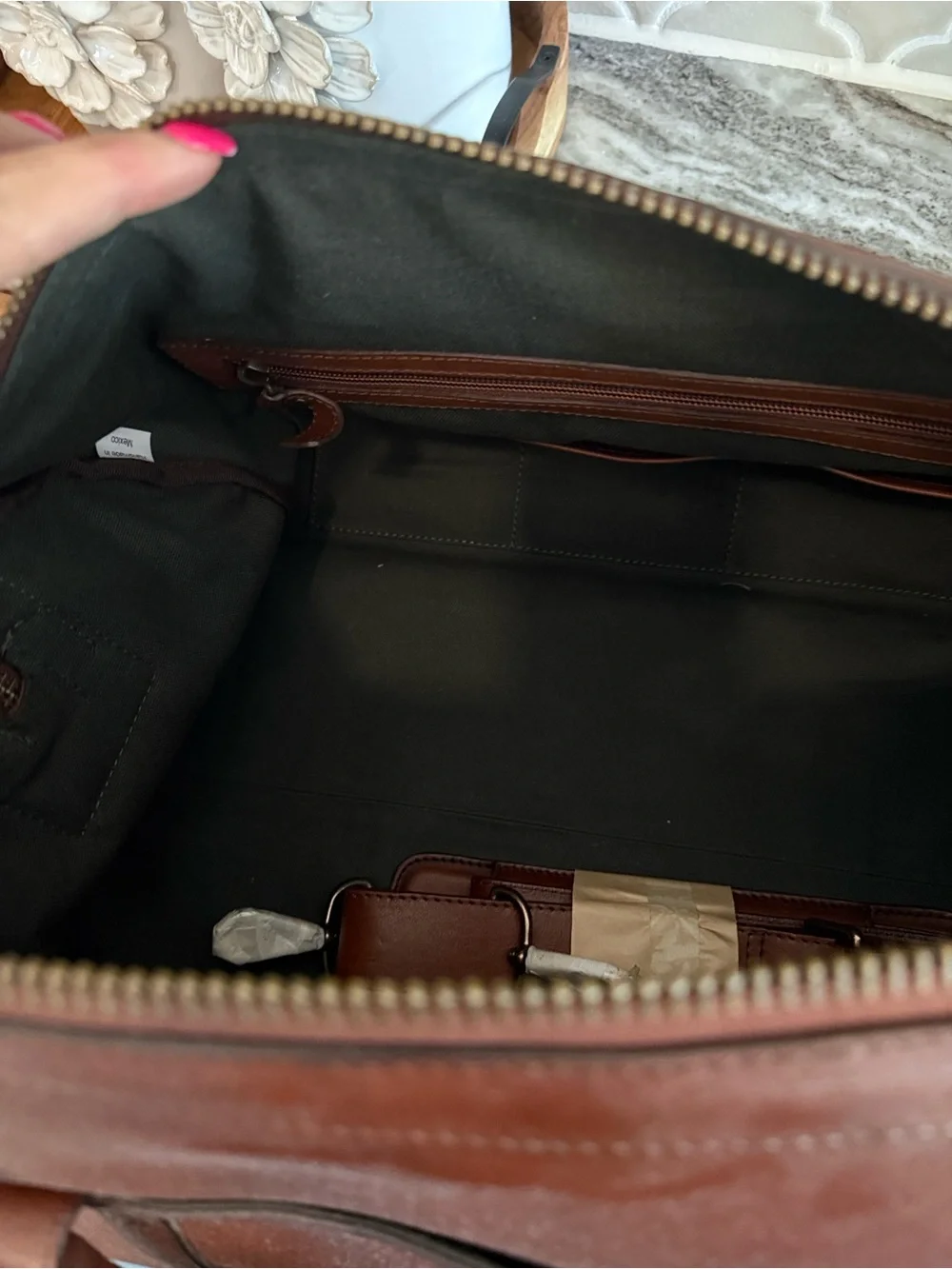 💥 RETIRED Tecovas Brown Genuine Leather Weekender Bag